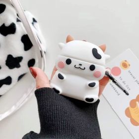 Case for Airpods 3 Case Airpods pro 2 1 Soft Silicone Wireless Bluetooth Earphone Protective Cover (Color: cow)